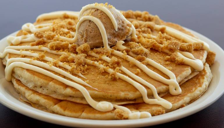 Order Apple Cinnamon Pancakes  food online from Metro Diner store, Dothan on bringmethat.com
