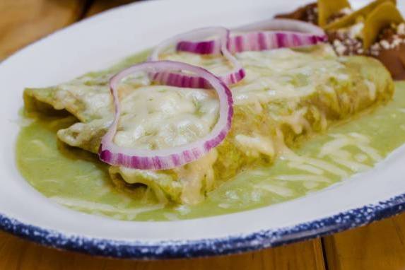 Order Enchiladas Verdes food online from Yo! Salsa store, Lake Elsinore on bringmethat.com