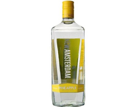 Order New Amsterdam Pineapple Flavored, 1.5L vodka (35% ABV) food online from Central Liquor Market store, Los Angeles on bringmethat.com