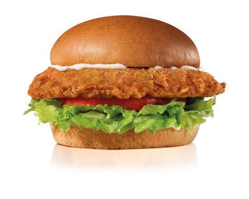 Order The Big Chicken Fillet Sandwich food online from Carl's Jr. store, Goleta on bringmethat.com