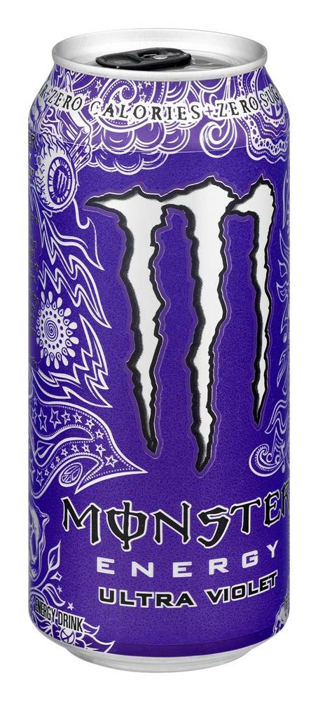 Order Monster · Ultra Violet Energy Drink (16 fl oz) food online from Mesa Liquor store, Mesa on bringmethat.com