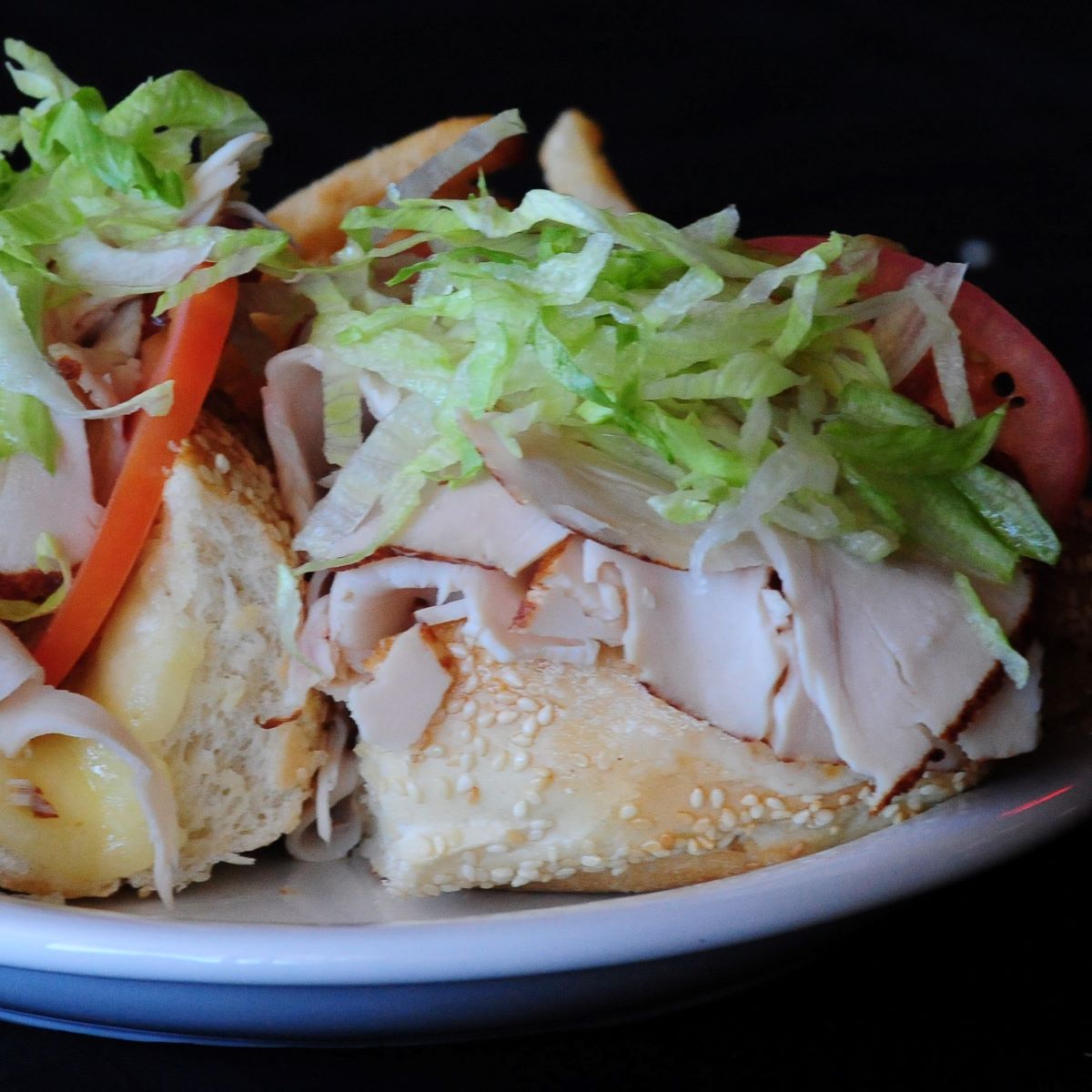 Order 8. Oven Roasted Turkey Sub Sandwich food online from Streets Of New York store, Phoenix on bringmethat.com