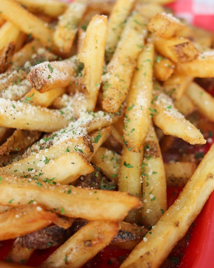 Order TRUFFLE PARMESAN FRIES food online from Star Fusion Express store, Philadelphia on bringmethat.com