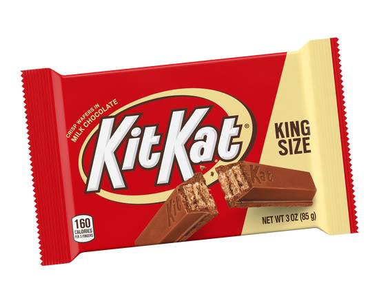 Order Kit Kat King Size (3 oz) food online from Checkout Food Stores #47 store, Houston on bringmethat.com