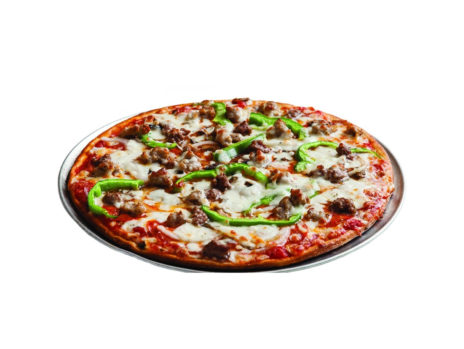 Order GF The Works Pizza food online from Papa Gino's store, Franklin on bringmethat.com