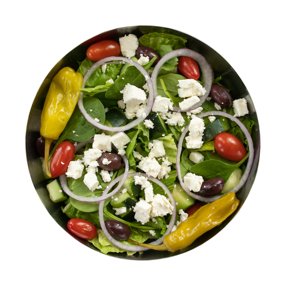Order The Mediterranean Salad food online from Wrap It Deli store, St. Charles on bringmethat.com