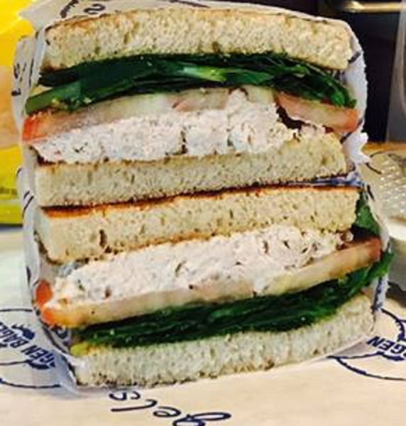 Order Vegetable Tuna Deli Sandwich food online from Bergen Bagels store, Brooklyn on bringmethat.com