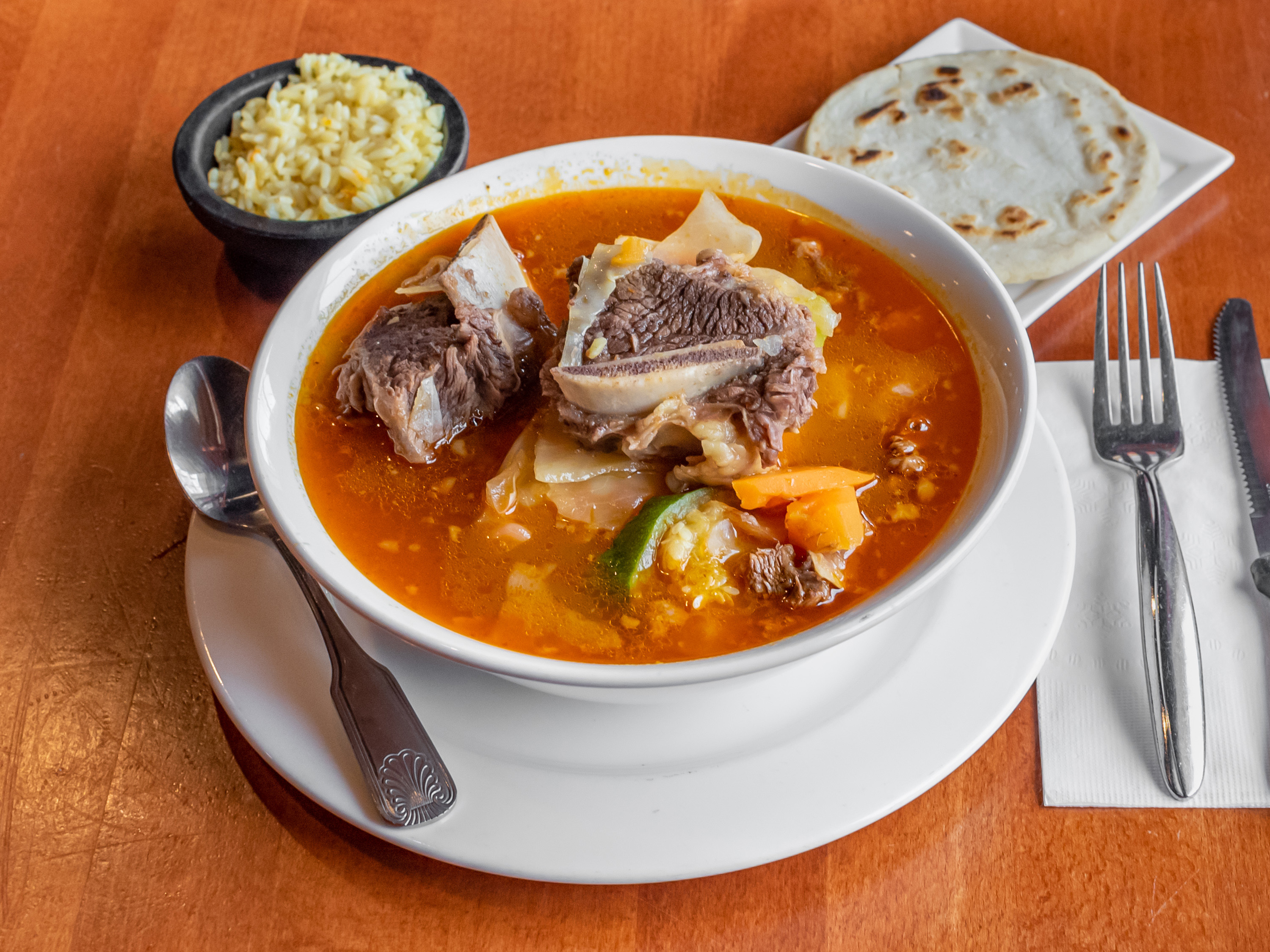 Order Sopa de Res food online from Two Amigos Restaurant store, Herndon on bringmethat.com