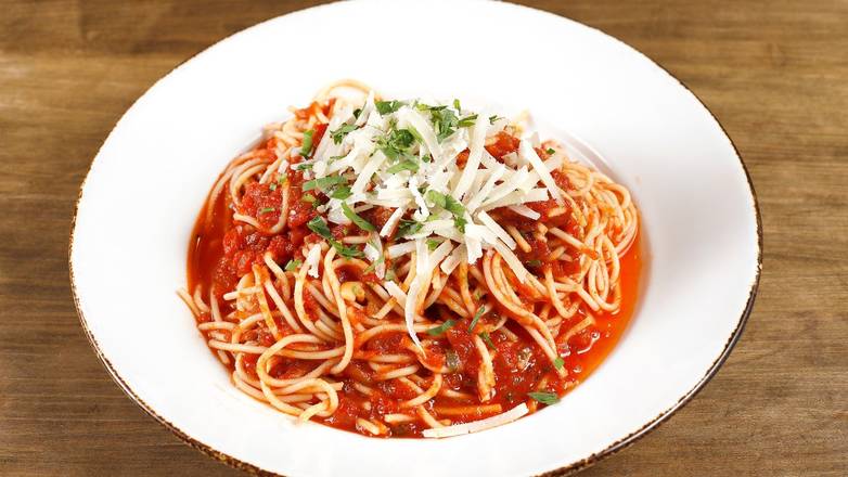 Order Spaghetti Marinara food online from Willow Street Pizza store, Los Gatos on bringmethat.com