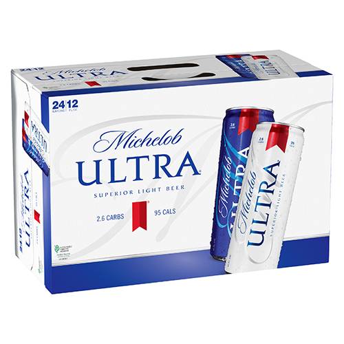Order Michelob ULTRA Cans - 12 oz Cans/24 Pack food online from Bottle Shop & Spirits store, Los Alamitos on bringmethat.com