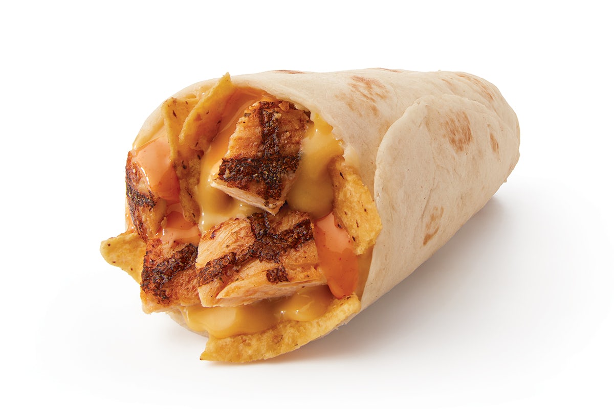 Order Nacho Crunch Chicken Burrito food online from Taco John's store, Independence on bringmethat.com