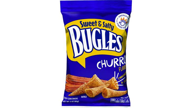Order Bugles Corn Snacks, Sweet and Salty Churro food online from Route 7 Food Mart store, Norwalk on bringmethat.com