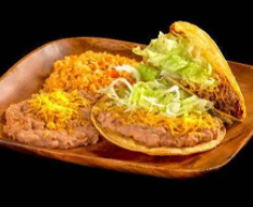 Order 7. Tostada and Taco Combo food online from Filiberto Mexican Restaurant store, Surprise on bringmethat.com