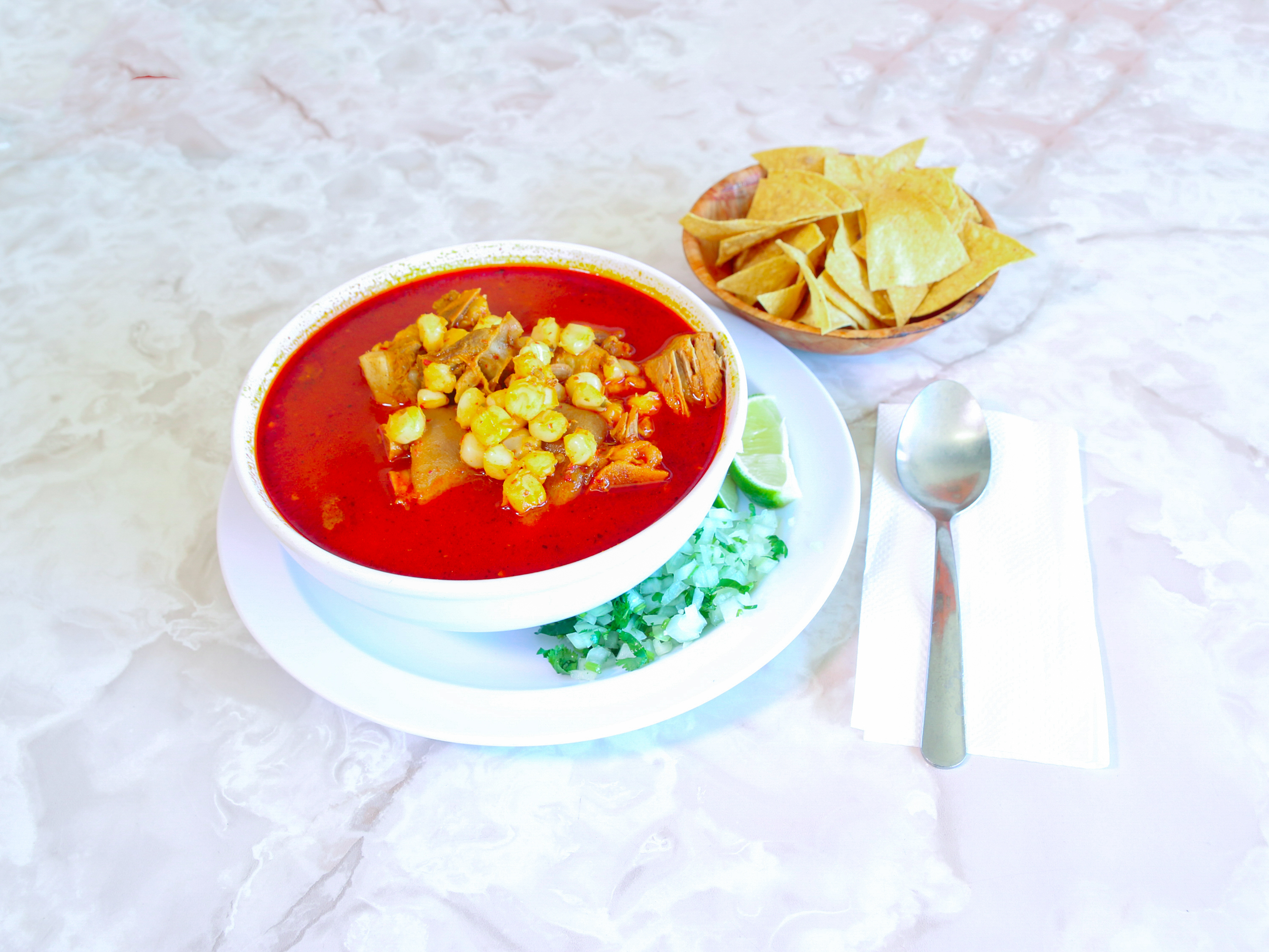 Order Pozole food online from Sofia Mexican Restaurant store, Pasadena on bringmethat.com
