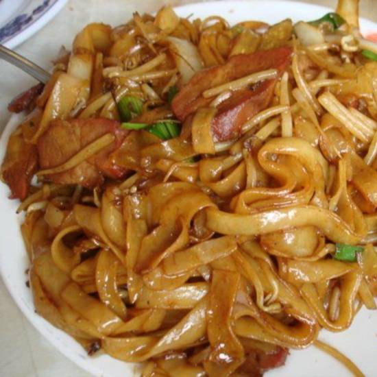 Order BBQ Pork Chow Fun￼ food online from Tasty Palace store, Antelope on bringmethat.com
