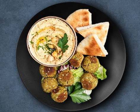 Order Falafel Dinner food online from Halal Buns store, North Olmsted on bringmethat.com