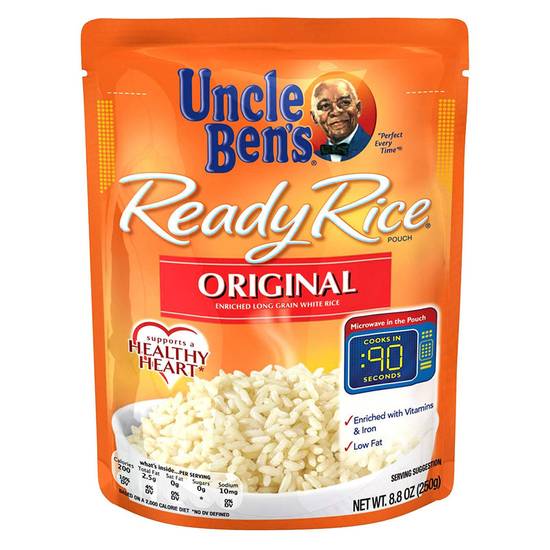 Order Ben's Ready Rice Original White Rice Mircowaveable Pouch 8.8oz food online from Everyday Needs by Gopuff store, Chino on bringmethat.com