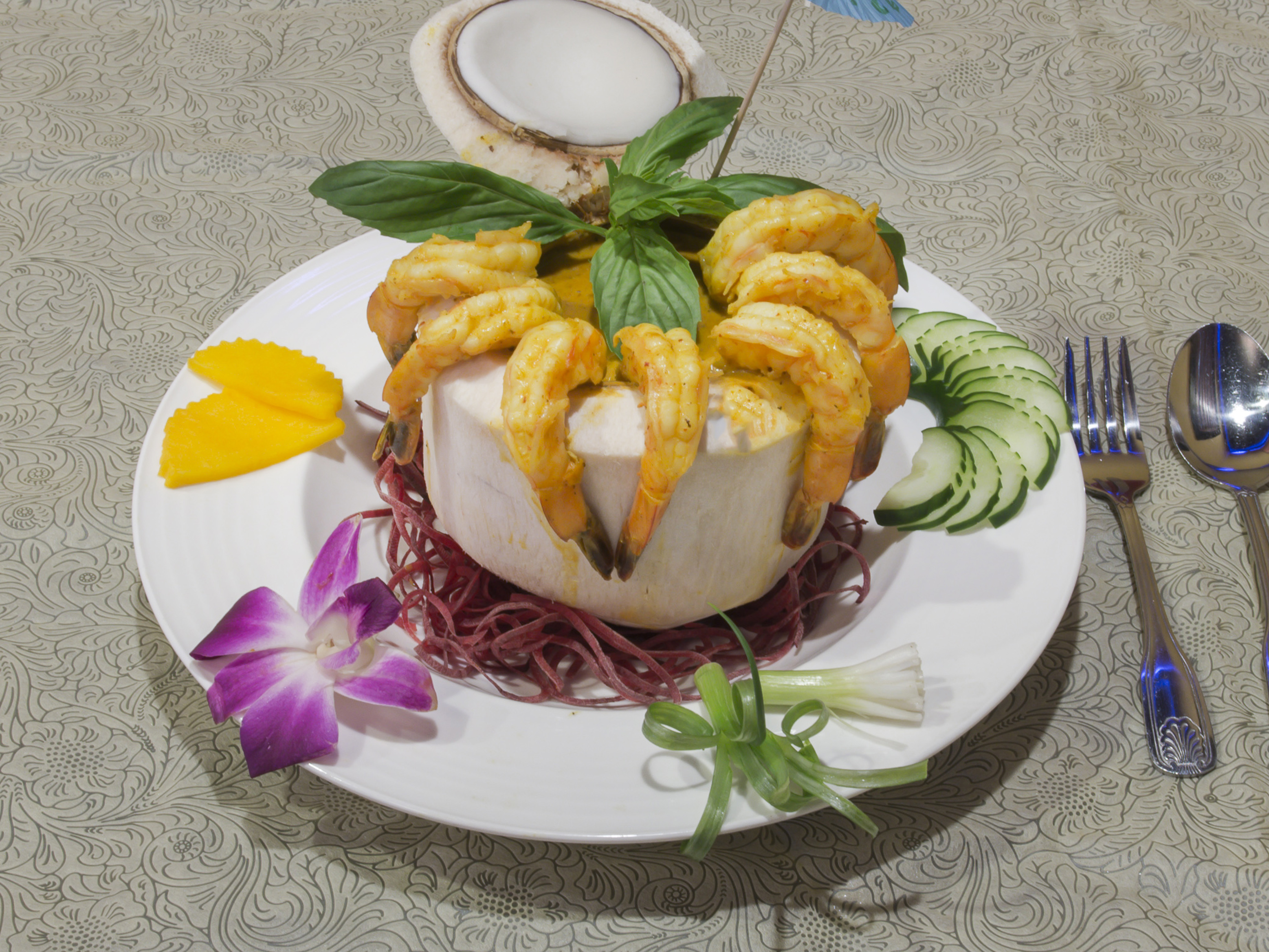 Order Coconut Shrimp Curry food online from N Thai Palace store, Somerset on bringmethat.com