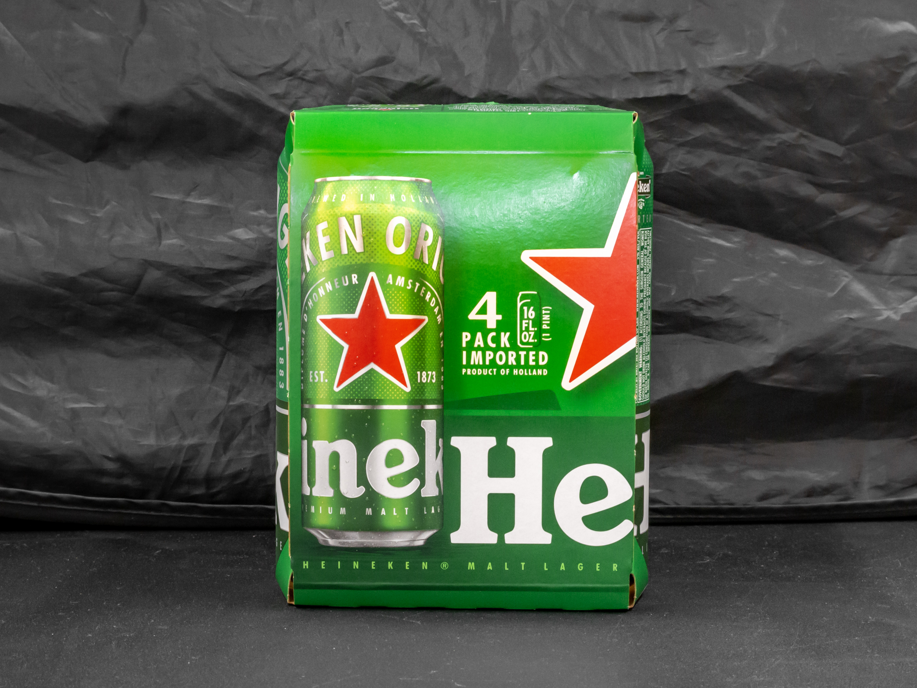 Order Heineken,4pk-16oz can(5.0%Abv) food online from Gold Crown Liquors store, Chicago on bringmethat.com