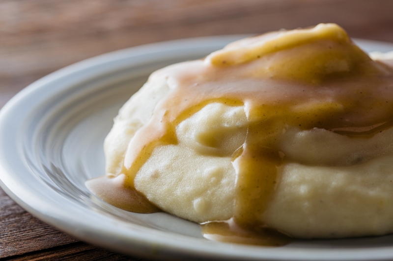 Order Mashed Organic Potatoes W. Gravy food online from Urban Plates store, Pleasant Hill on bringmethat.com