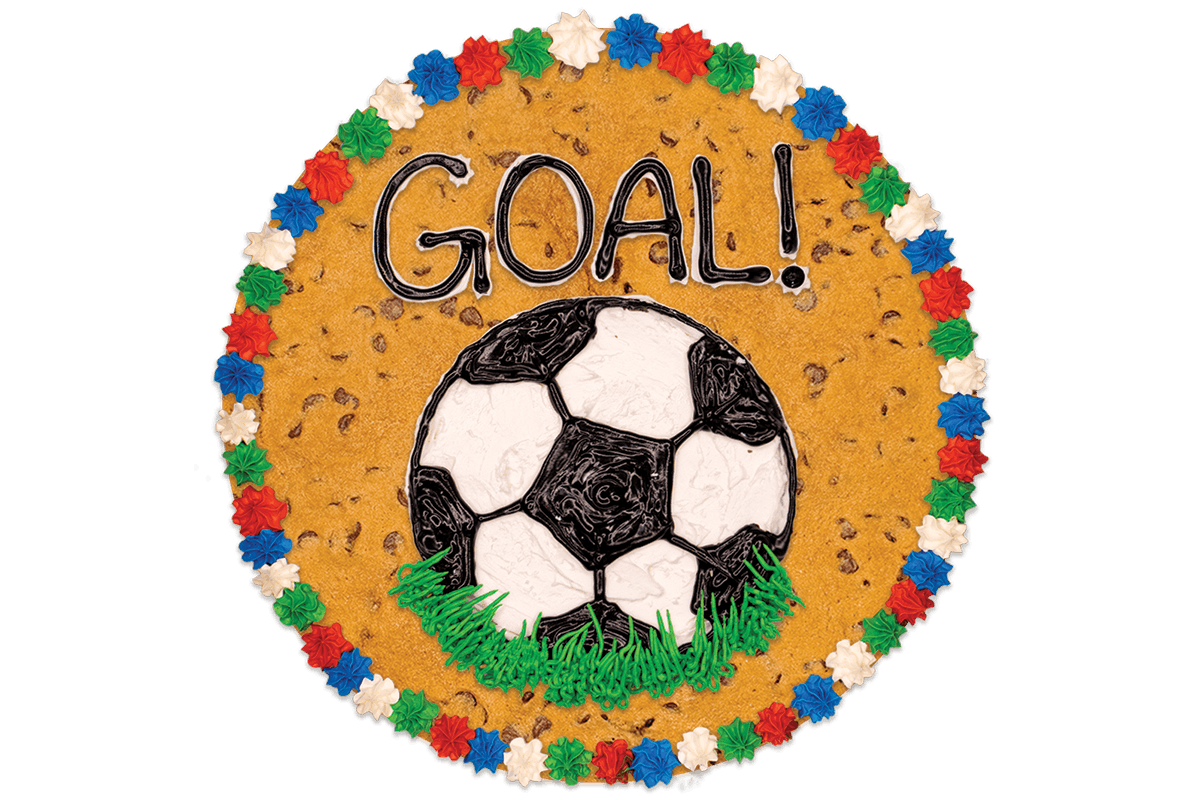 Order #463: Soccer GOAL! food online from Nestle Toll House Cafe store, West Bloomfield Township on bringmethat.com