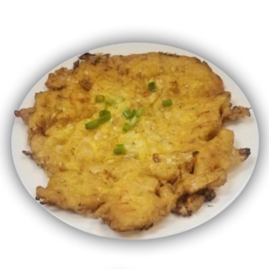 Order E1- Vegetable Egg Foo Young food online from Ming Garden Express store, San Antonio on bringmethat.com