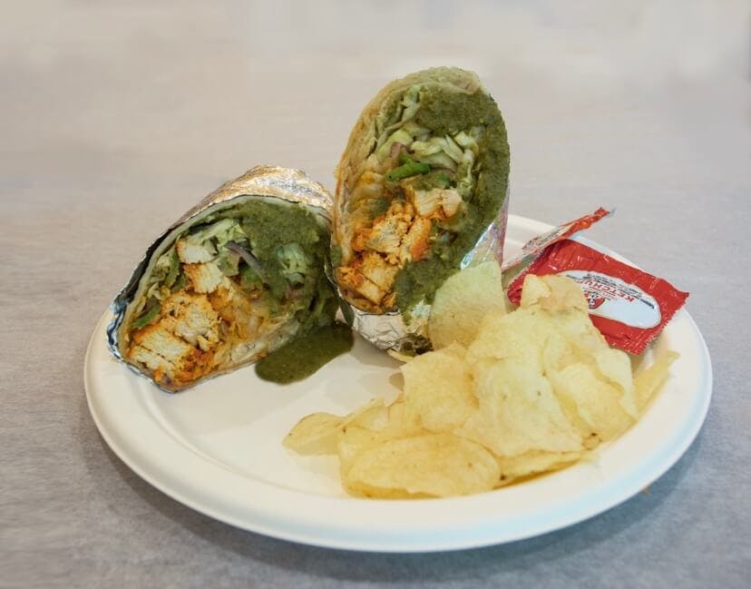 Order tandoor Chicken roll - Wrap food online from Cafe Tazza store, Dublin on bringmethat.com