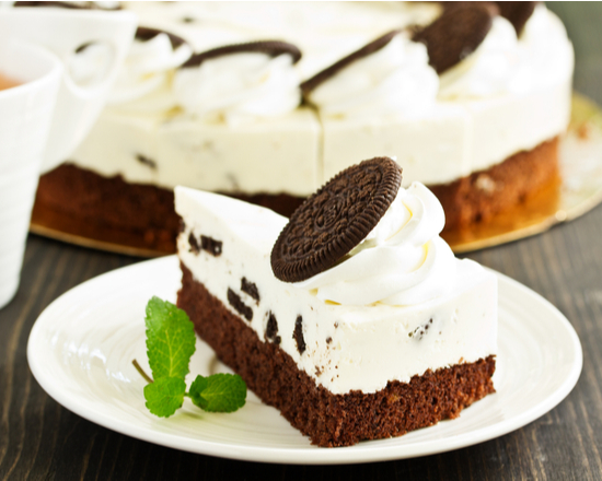 Order Oreo Mousse Cake food online from Cheesecake And Dessert Bar store, San Francisco on bringmethat.com