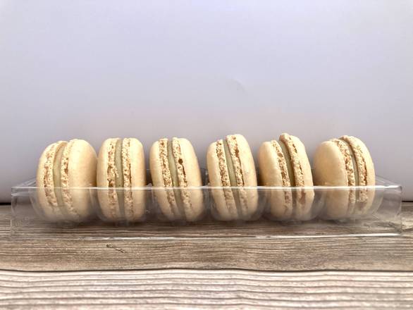 Order Box of 6 Vanilla's Macarons food online from Dolce Brooklyn store, Philadelphia on bringmethat.com