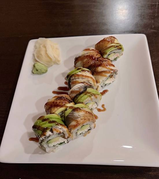 Order DRAGON ROLL food online from Wok and roll restaurant store, Washington on bringmethat.com