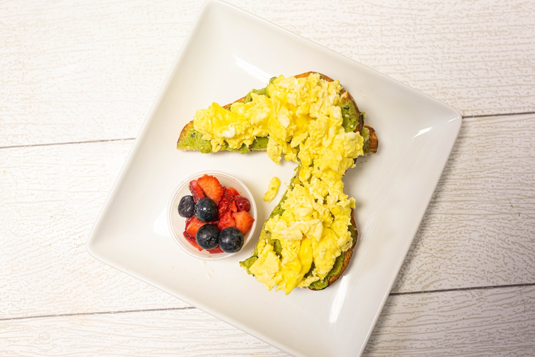 Order Egg & Avocado Toast food online from Grain And Berry store, Nashville on bringmethat.com