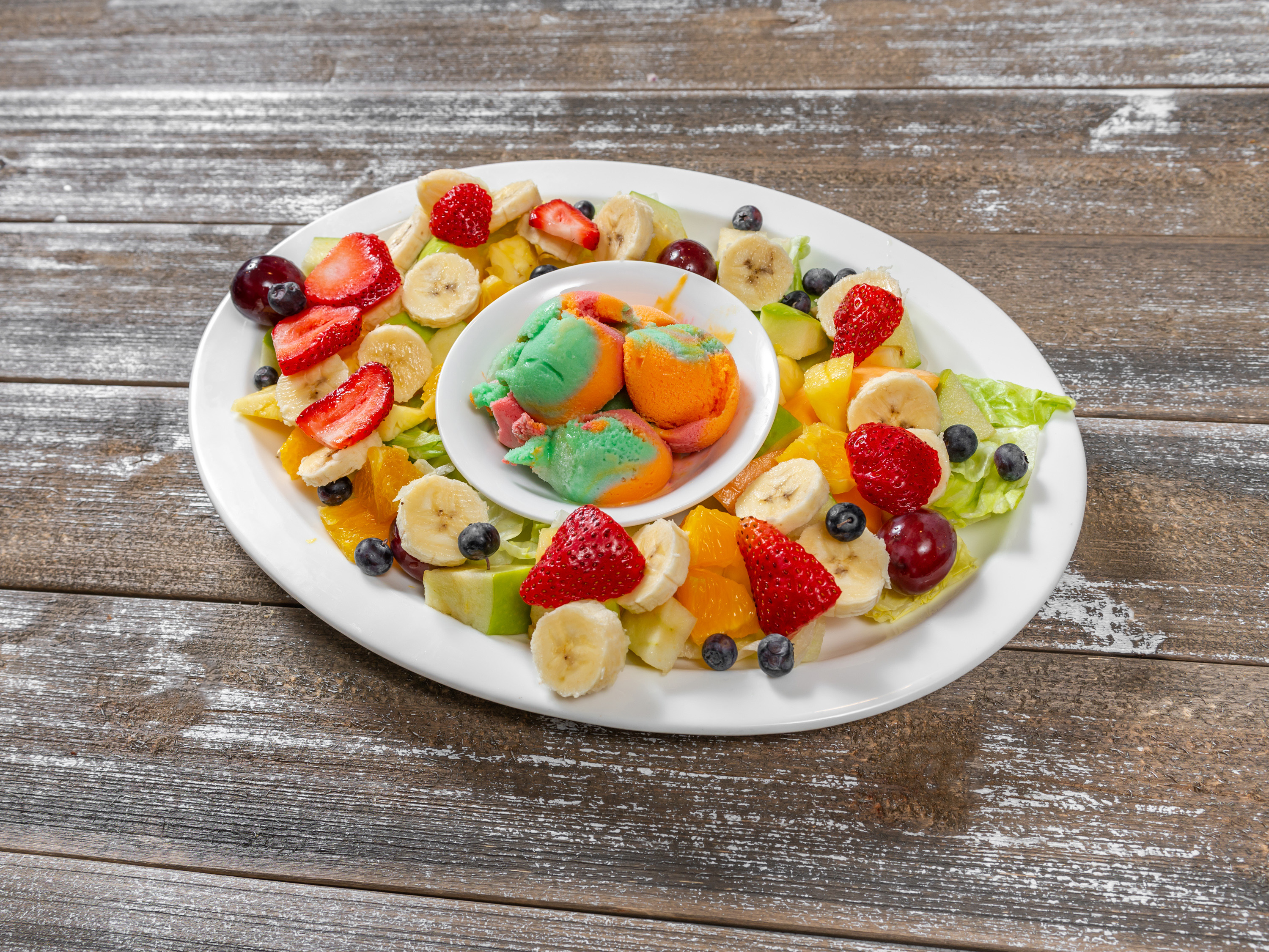 Order California Fruit Salad food online from The Legend Restaurant And Bakery store, New Castle on bringmethat.com