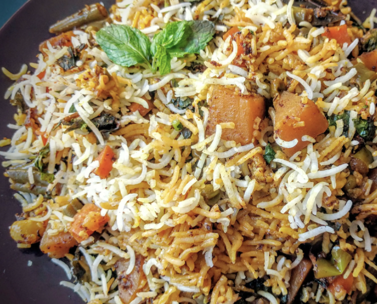 Order Vegetable Biryani food online from Shan-A-Punjab store, Brookline on bringmethat.com