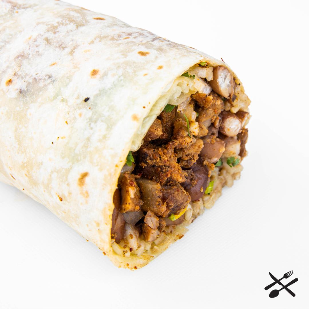 Order Pastor Burrito food online from Spanglish Kitchen store, Alhambra on bringmethat.com