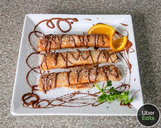 Order Nutella and Strawberry Crepe food online from Highland Cafe store, Highland on bringmethat.com