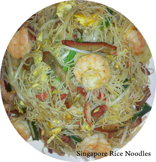 Order Singapore Rice Noodles food online from Dao Kitchen #2 Asian Bistro store, Phoenix on bringmethat.com