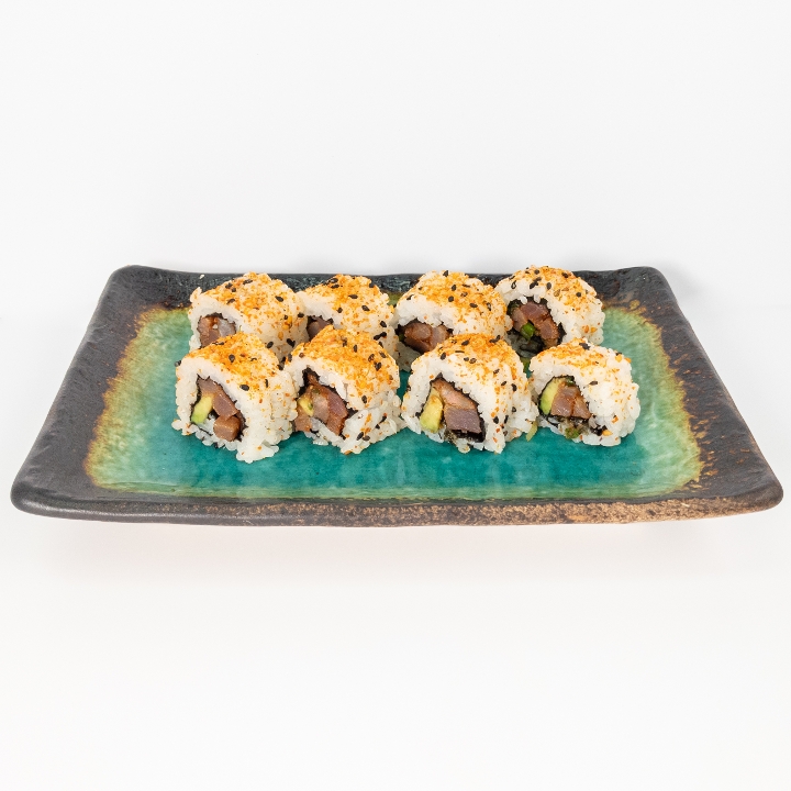 Order Spicy Tuna Roll food online from Click Virtual Food Hall store, Houston on bringmethat.com