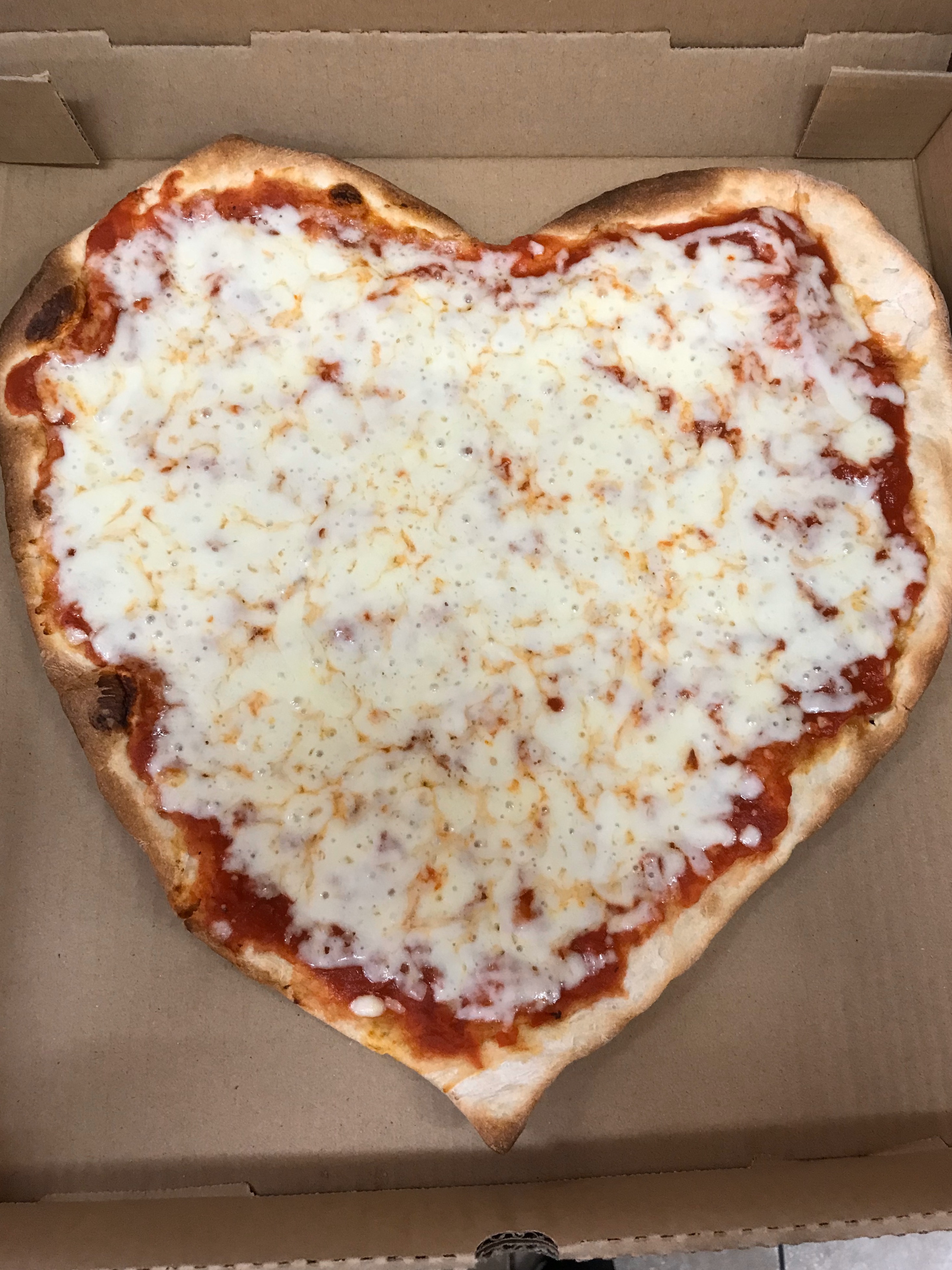 Order Large Heart Shaped Pizza food online from Sal Vito Pizza at Ritz store, Voorhees on bringmethat.com