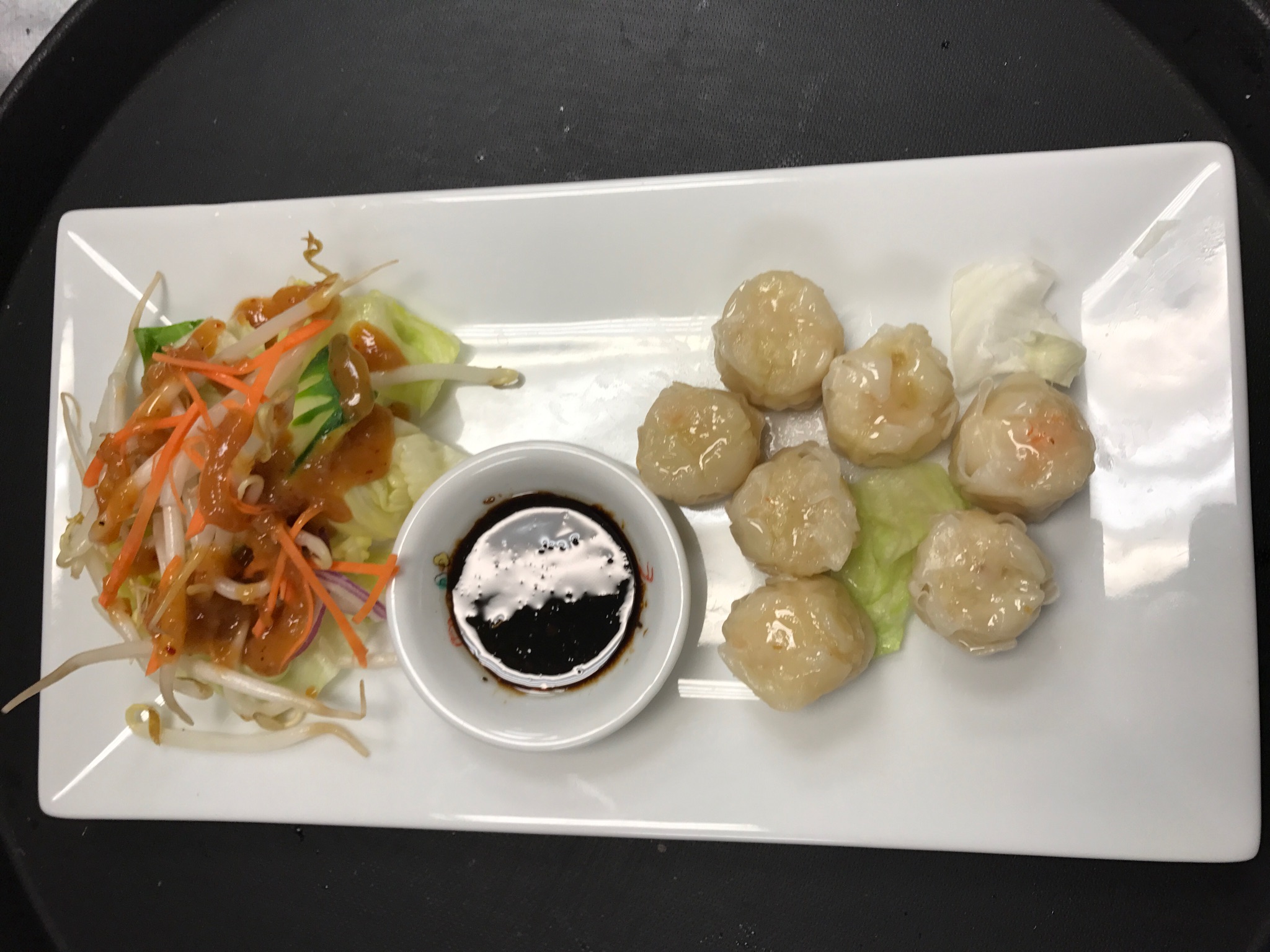 Order 4. Steam Shrimp Dumplings (8pcs) food online from Thai Villa store, Bernardsville on bringmethat.com