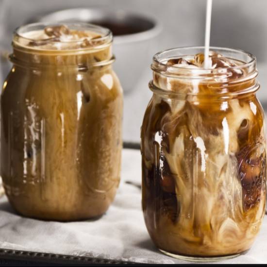 Order Iced Latte food online from The Courtyard Kitchen store, Santa Monica on bringmethat.com