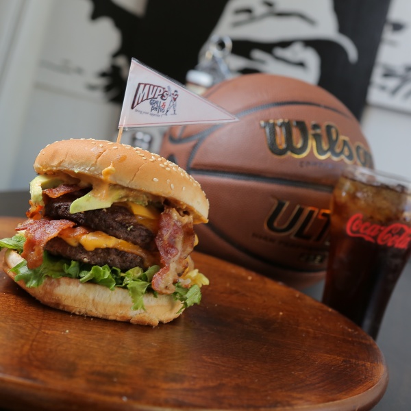 Order Shaq Burger food online from MVP's Grill & Patio store, Long Beach on bringmethat.com