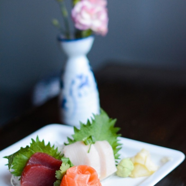 Order Trio Sashimi food online from Rock wrap & roll store, Chicago on bringmethat.com