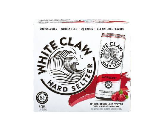 Order White Claw Raspberry 6 pack | 5% abv food online from Pink Dot store, Lemon Grove on bringmethat.com