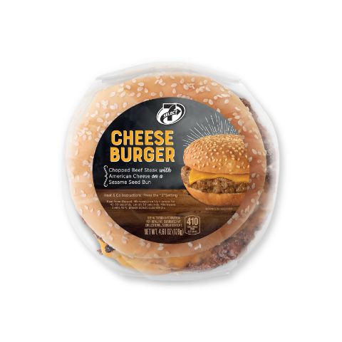 Order 7-Select Cheeseburger 4.6oz food online from 7-Eleven store, Bulverde on bringmethat.com