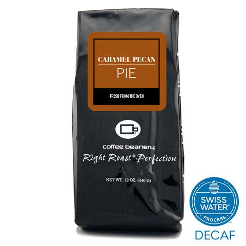 Order 12oz Whole Bean Caramel Pecan Swiss Water Process Flavored Decaf Coffee food online from The Coffee Beanery store, Wyomissing on bringmethat.com