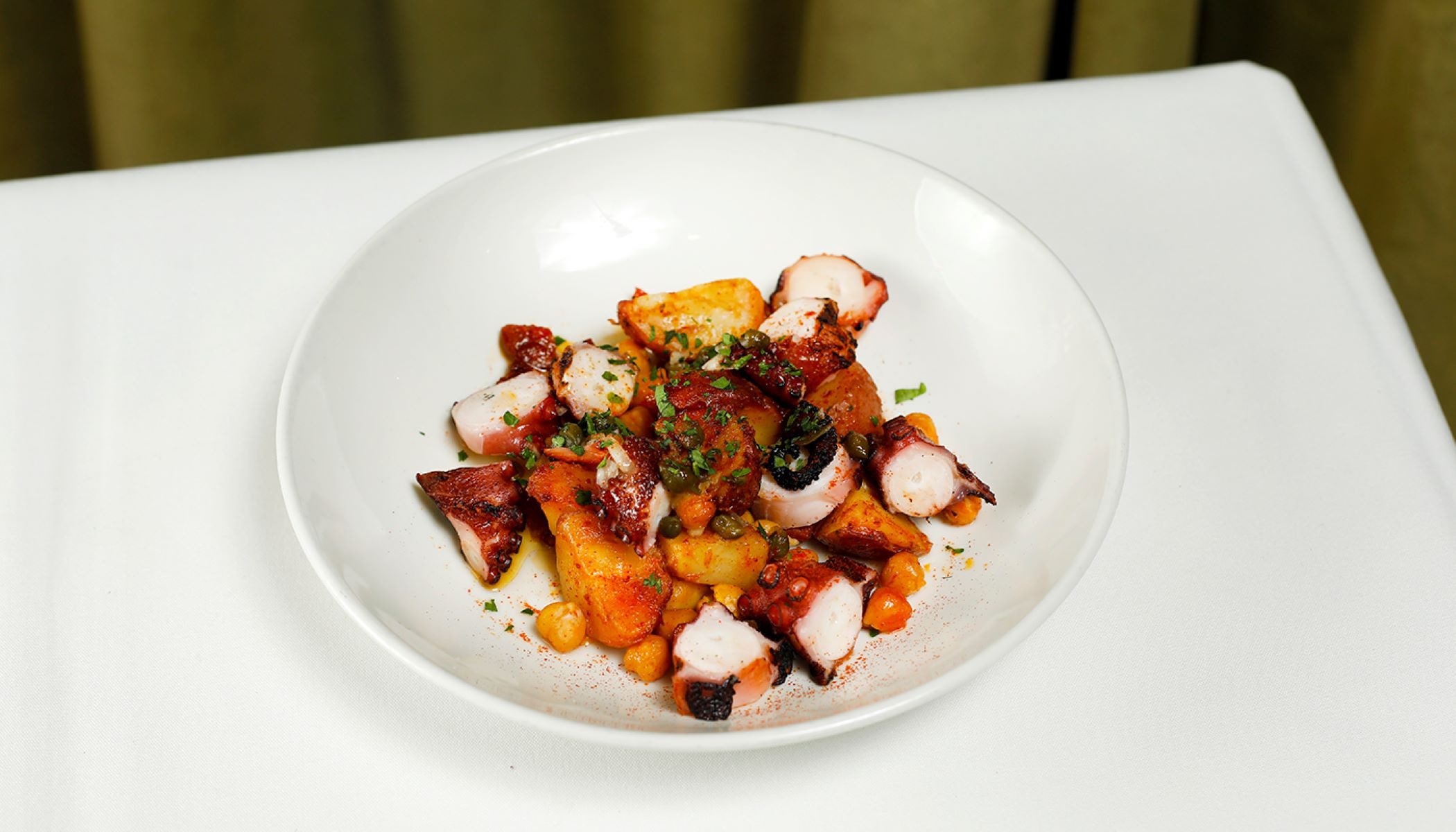 Order Grilled Octopus food online from Tamarine Restaurant store, Palo Alto on bringmethat.com