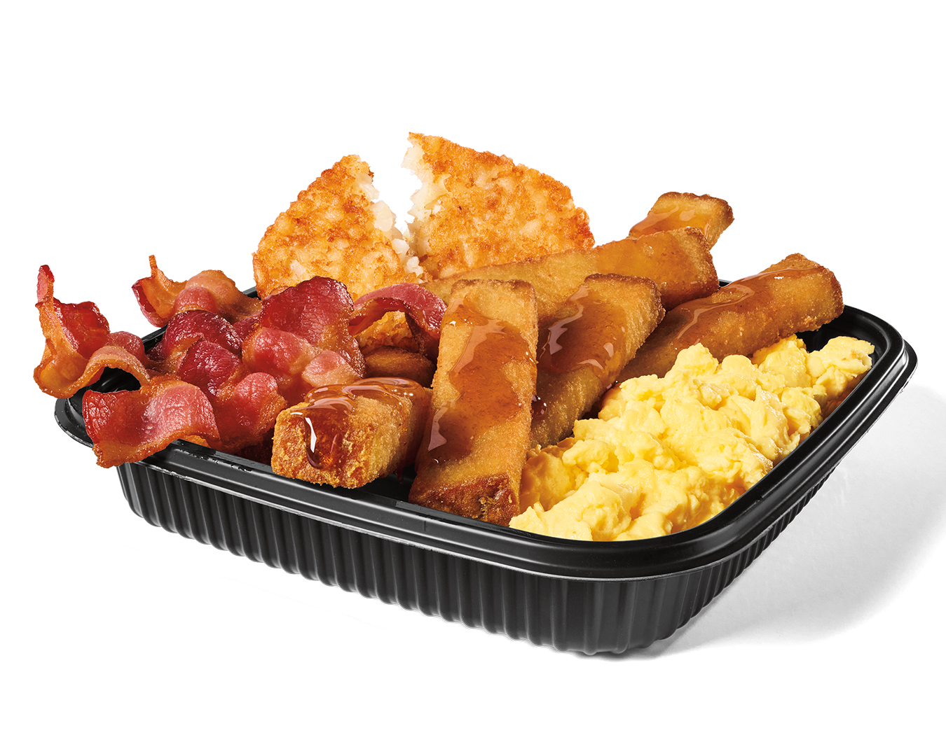 Order Jumbo Breakfast Platter w/ Bacon and French Toast Sticks food online from Jack In The Box store, Long Beach on bringmethat.com