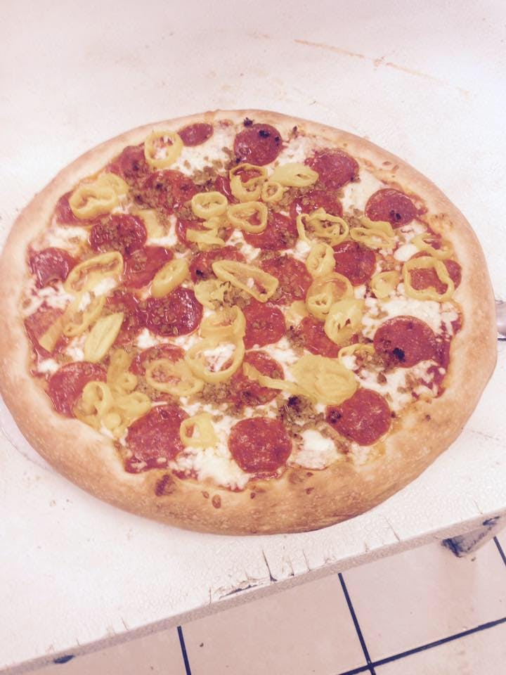 Order Pizza with Two Toppings - Small 10'' (6 Slices) food online from Jack Spratts Pizza store, Cleveland on bringmethat.com