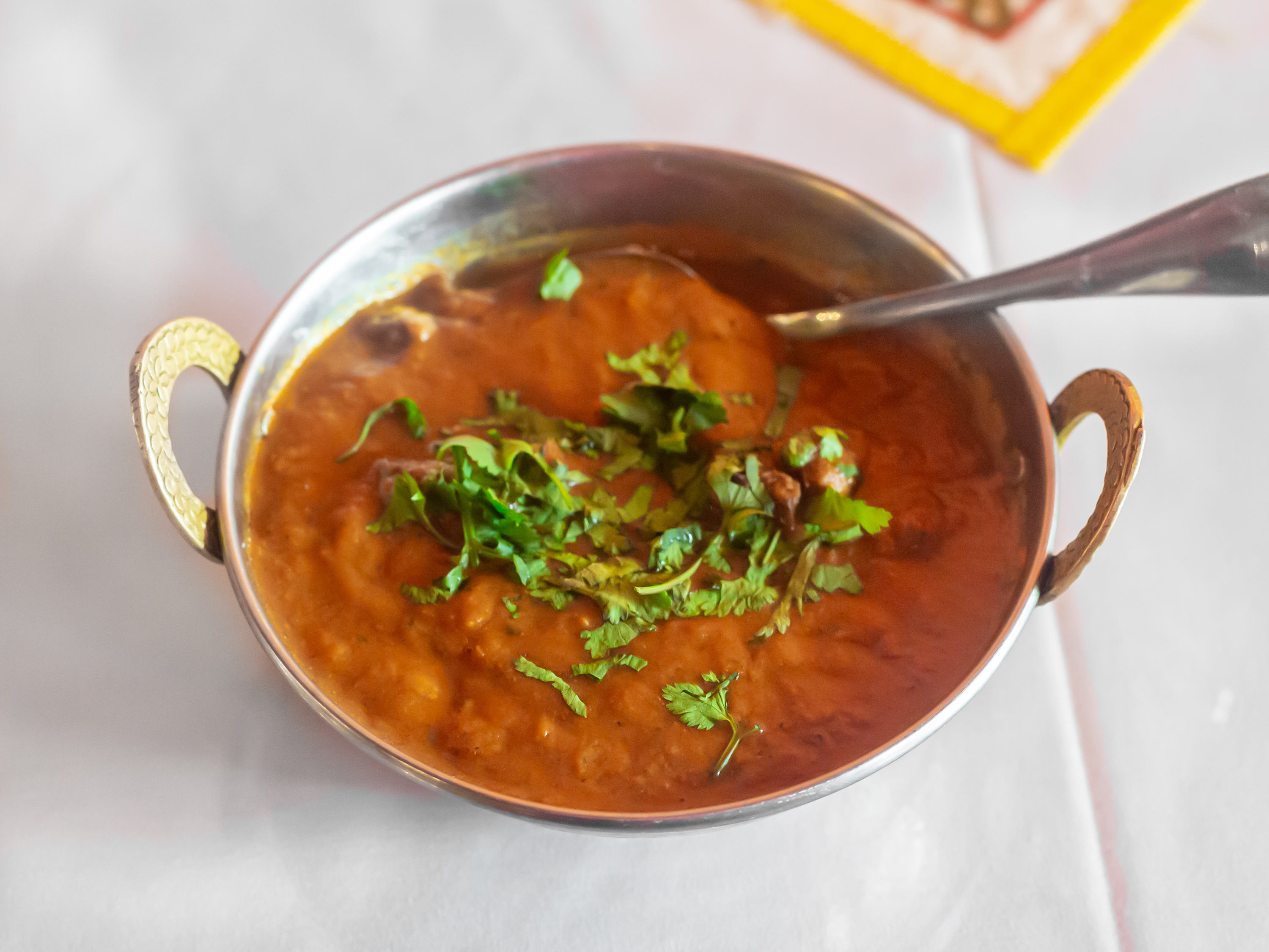 Order Lamb Curry Special food online from Natraj Indian Cuisine store, Culpeper on bringmethat.com