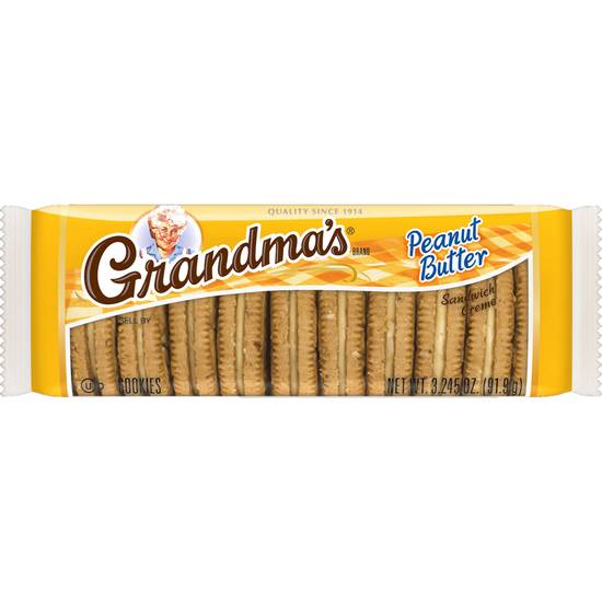 Order Grandma'S Peanut Butter Sandwich Creme Cookies food online from Route 7 Food Mart store, Norwalk on bringmethat.com